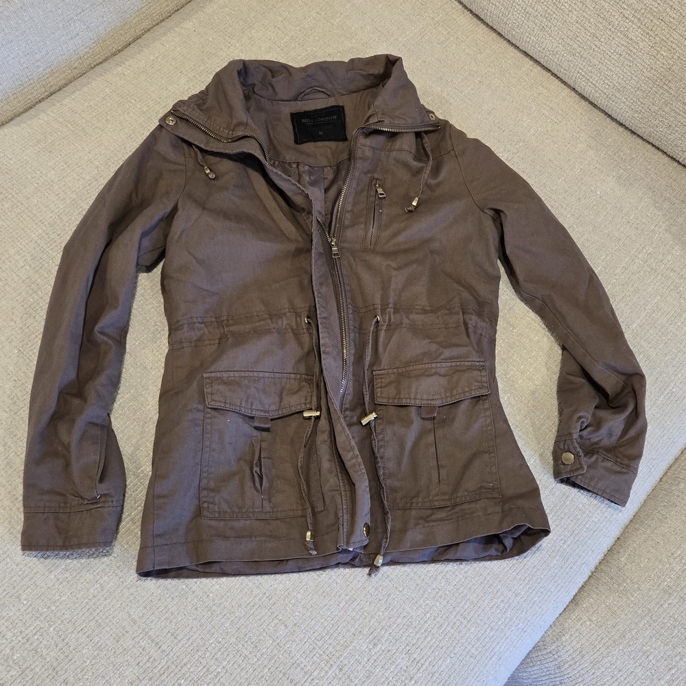 Miss London Brown Jean Jacket